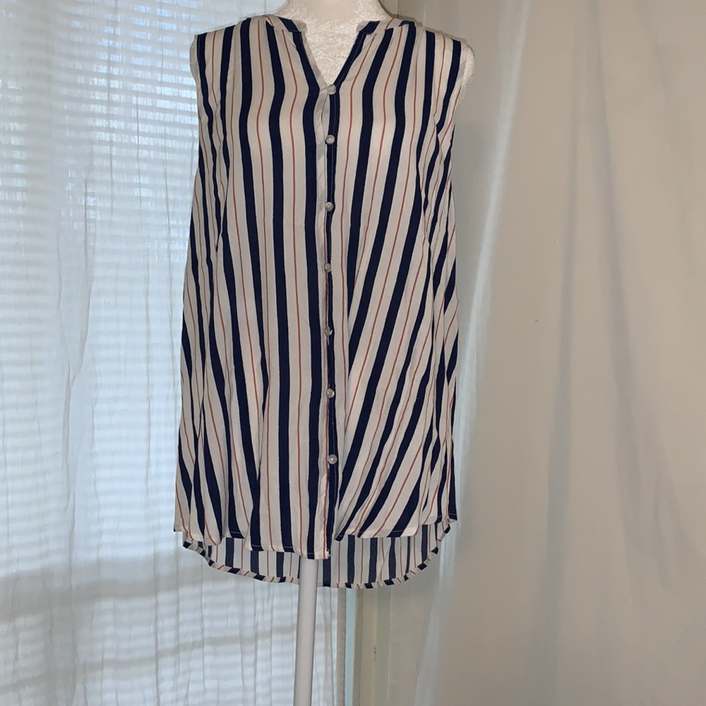 Liz Claiborne tank striped dress top